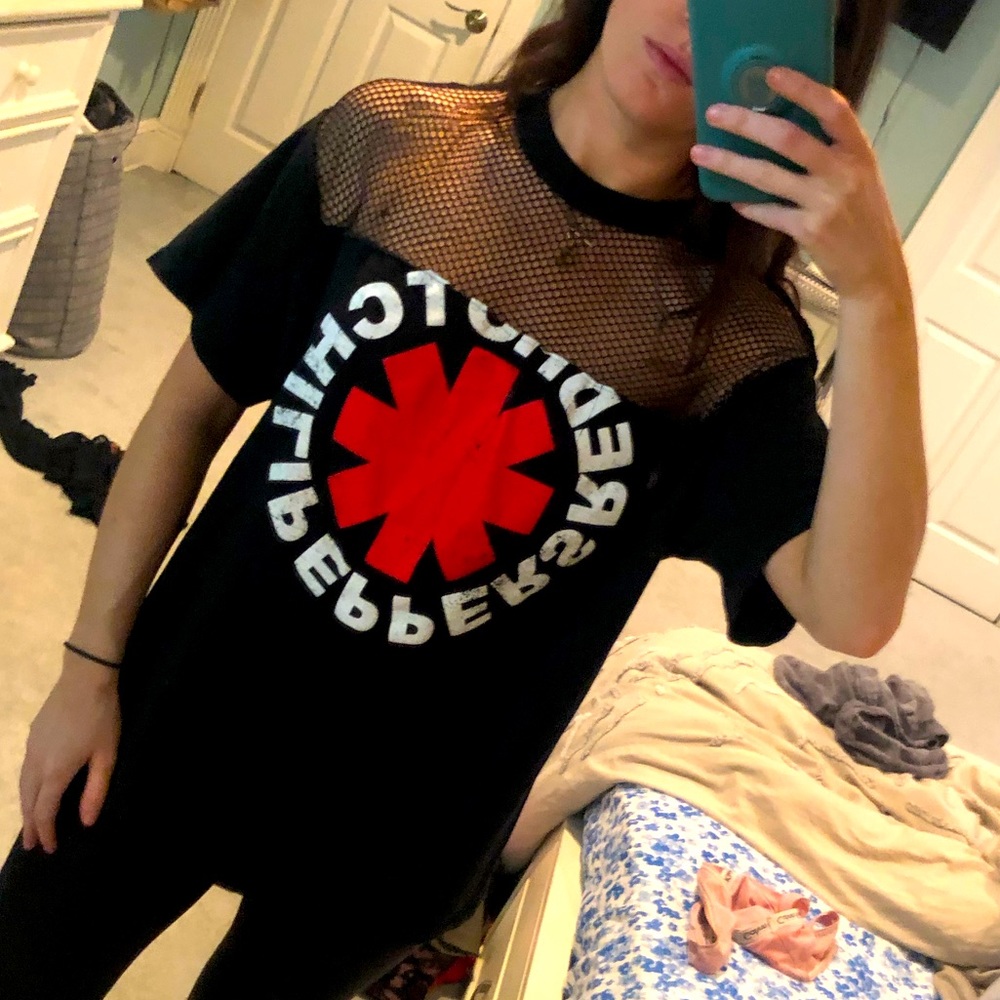 Custom made Red Hot Chili Peppers t shirt
